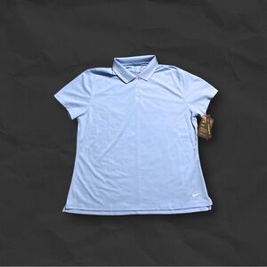Womens Size XL Nike Women's Victory Blue Dri-Fit Golf Polo